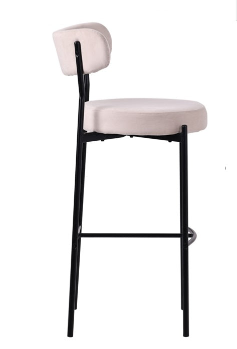 Tabouret en velours Verona 75cm