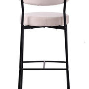 Tabouret en velours Verona 75cm