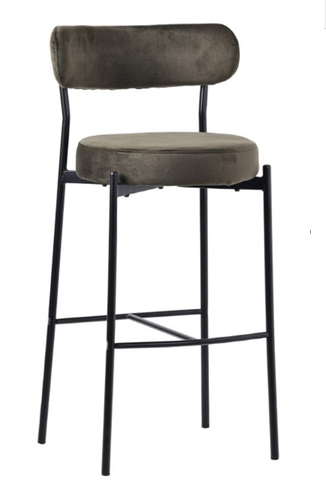 Tabouret en velours Verona 75cm