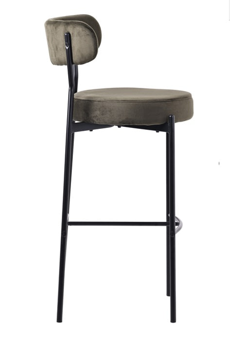 Tabouret en velours Verona 75cm
