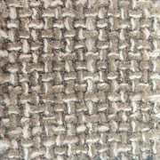Taburete nórdico nogal tapizado beige Leisa 65cm