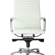 Sillón de oficina respaldo alto Alaska semipiel