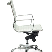 Sillón de oficina respaldo alto Alaska semipiel