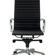 Sillón de oficina respaldo alto Alaska semipiel