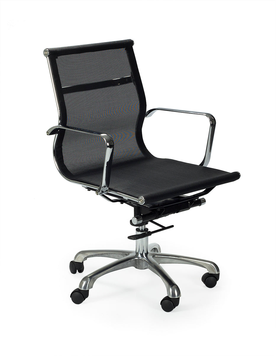 Sillón de oficina respaldo bajo Alaska malla
