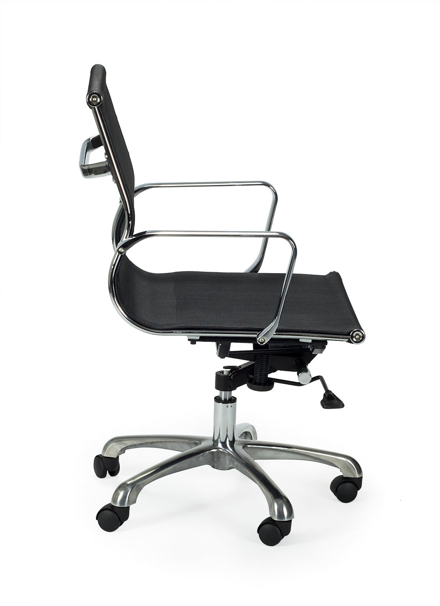 Sillón de oficina respaldo bajo Alaska malla