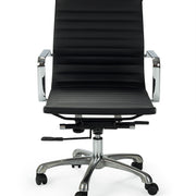 Sillón de oficina respaldo bajo Alaska semipiel
