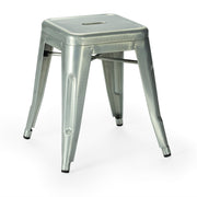Taburete bajo vintage lix H45 Galvanizado