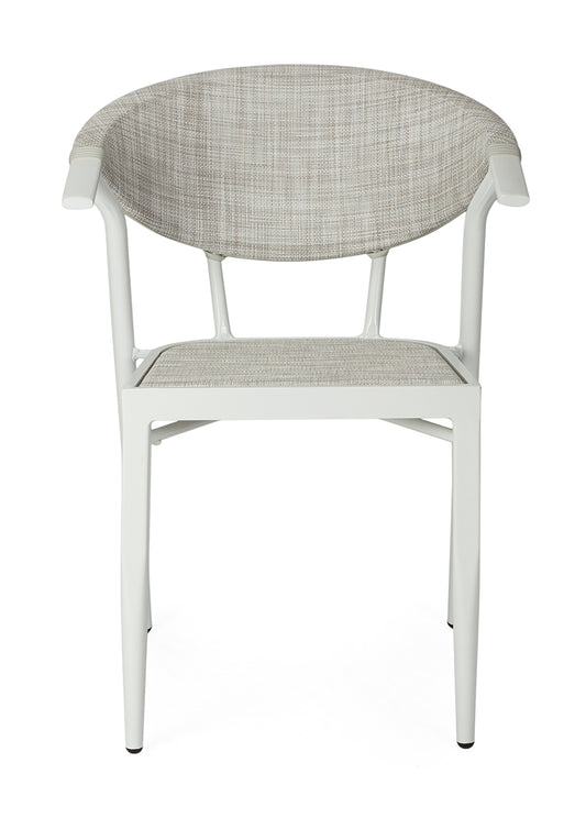 Silla Parisina Bistro Lucien blanca