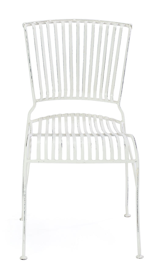 Silla de jardin Acero White-Red