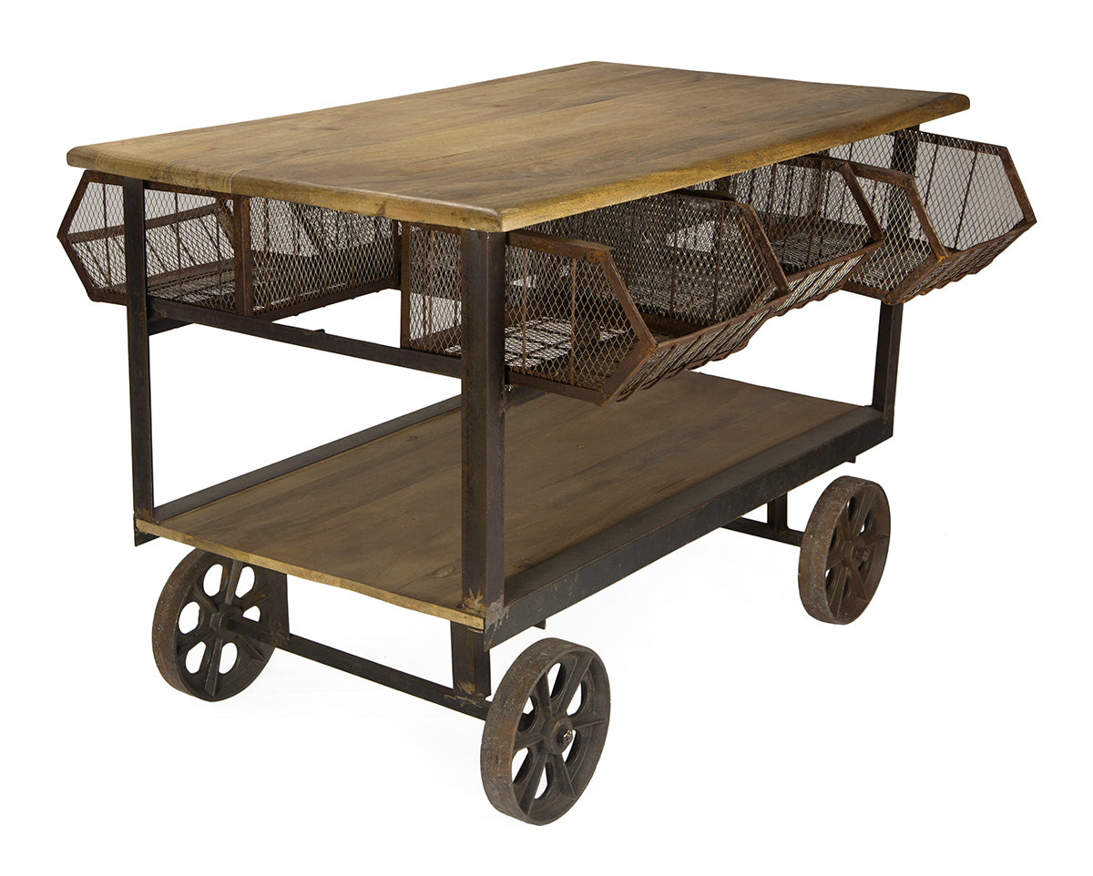 Carro isla industrial