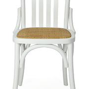 Silla de comedor madera y ratán Atrium