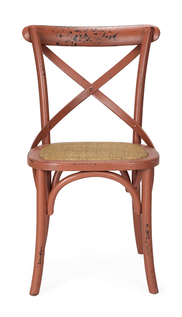 Silla de comedor vintage madera envejecida Tone