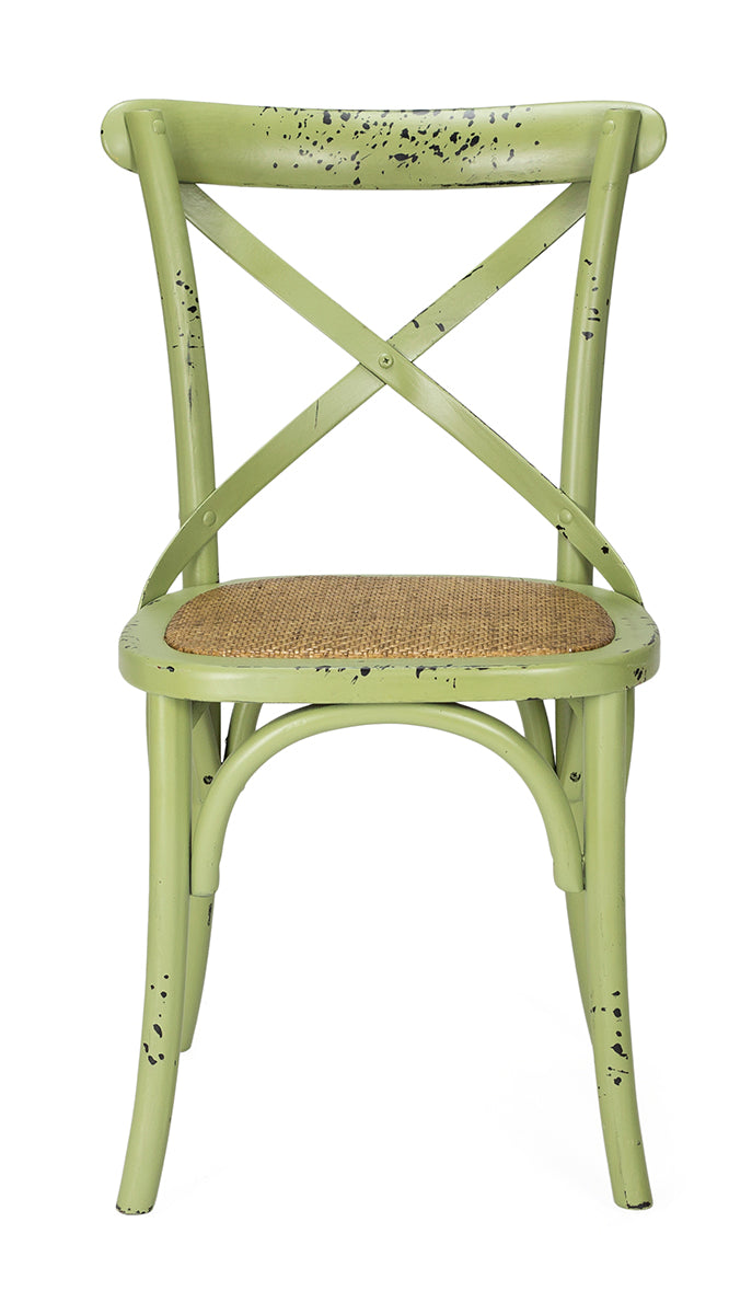 Silla de comedor vintage madera envejecida Tone