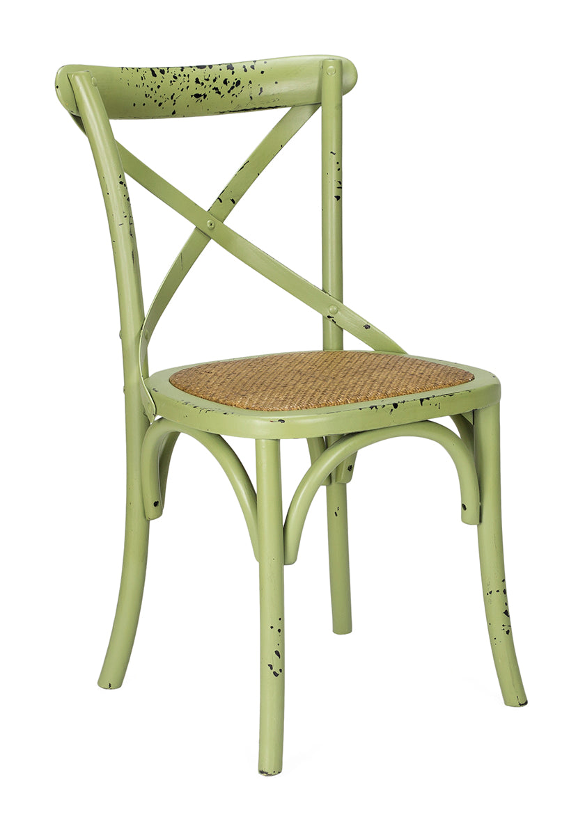 Silla de comedor vintage madera envejecida Tone