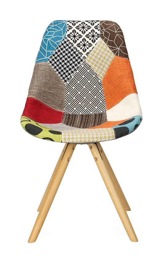 Silla de comedor Georgia Patchwork