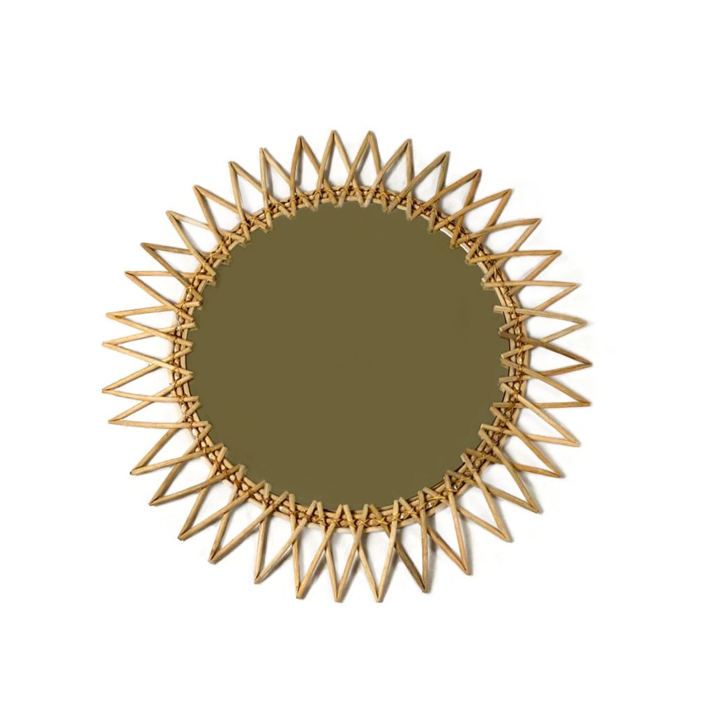 Espejo de rattan D.80 Escorpio