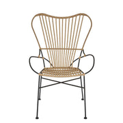 Silla de rattan sintético Curvy