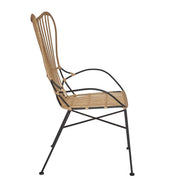 Silla de rattan sintético Curvy