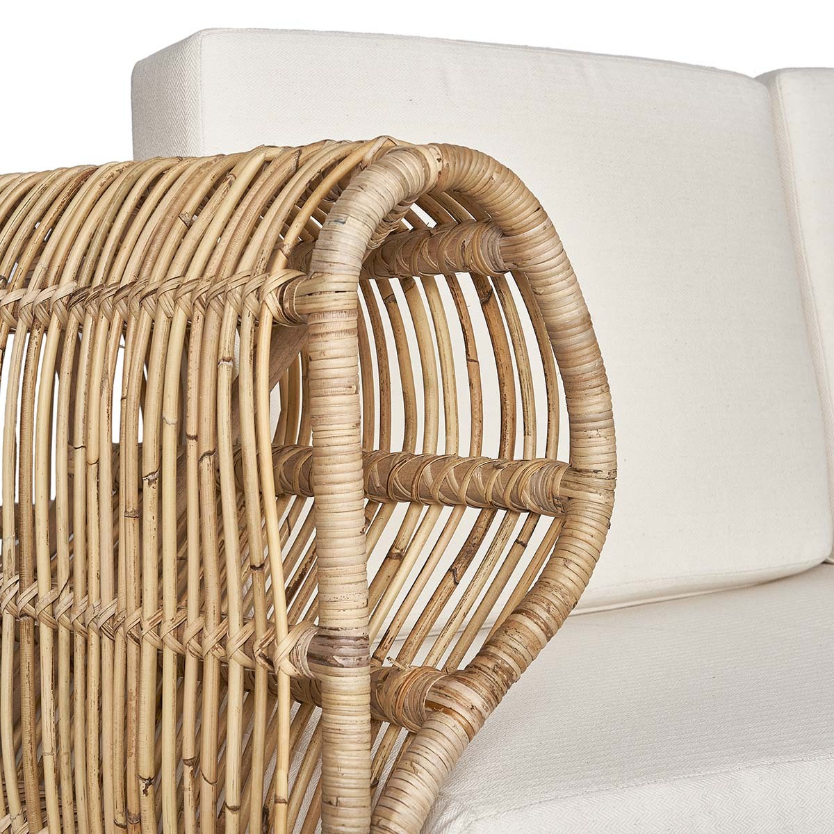 Sofa ratán natural Jess 2 plazas