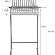 Taburete de rattan sintético Billy