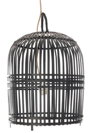 Lámpara de techo rattan Brenda 40D negro