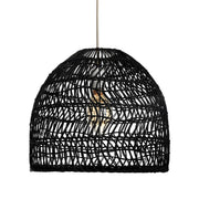 Lámpara de techo rattan Alisha 40D negro
