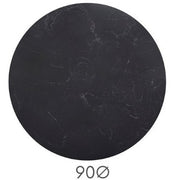 Mesa tulip negra mármol negro-blanco