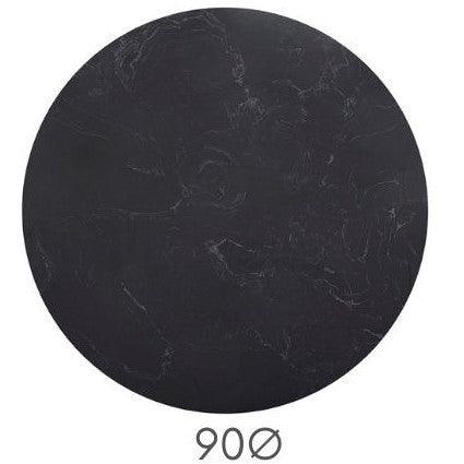Mesa tulip acero inoxidable dorado mármol