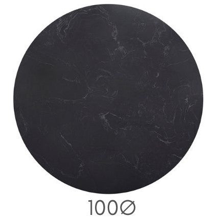 Mesa tulip acero inoxidable dorado mármol