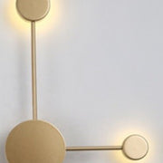 Aplique de pared dorado Strauss