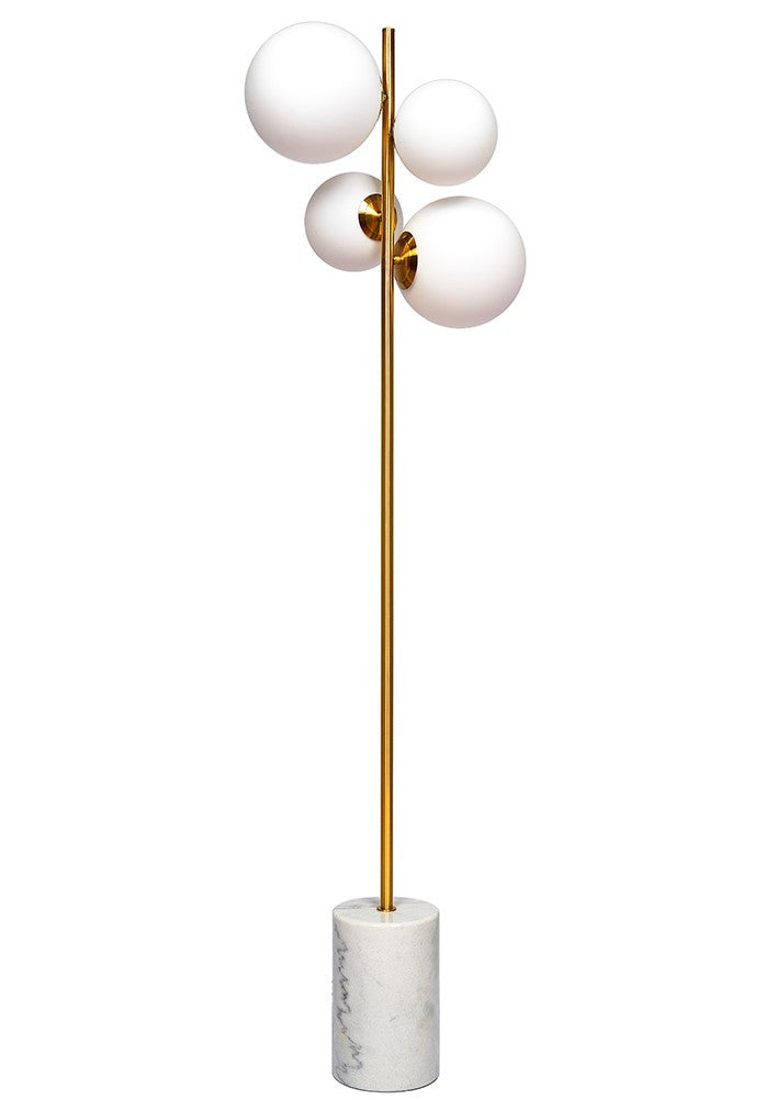 Lámpara de pie diseño mármol Zaya
