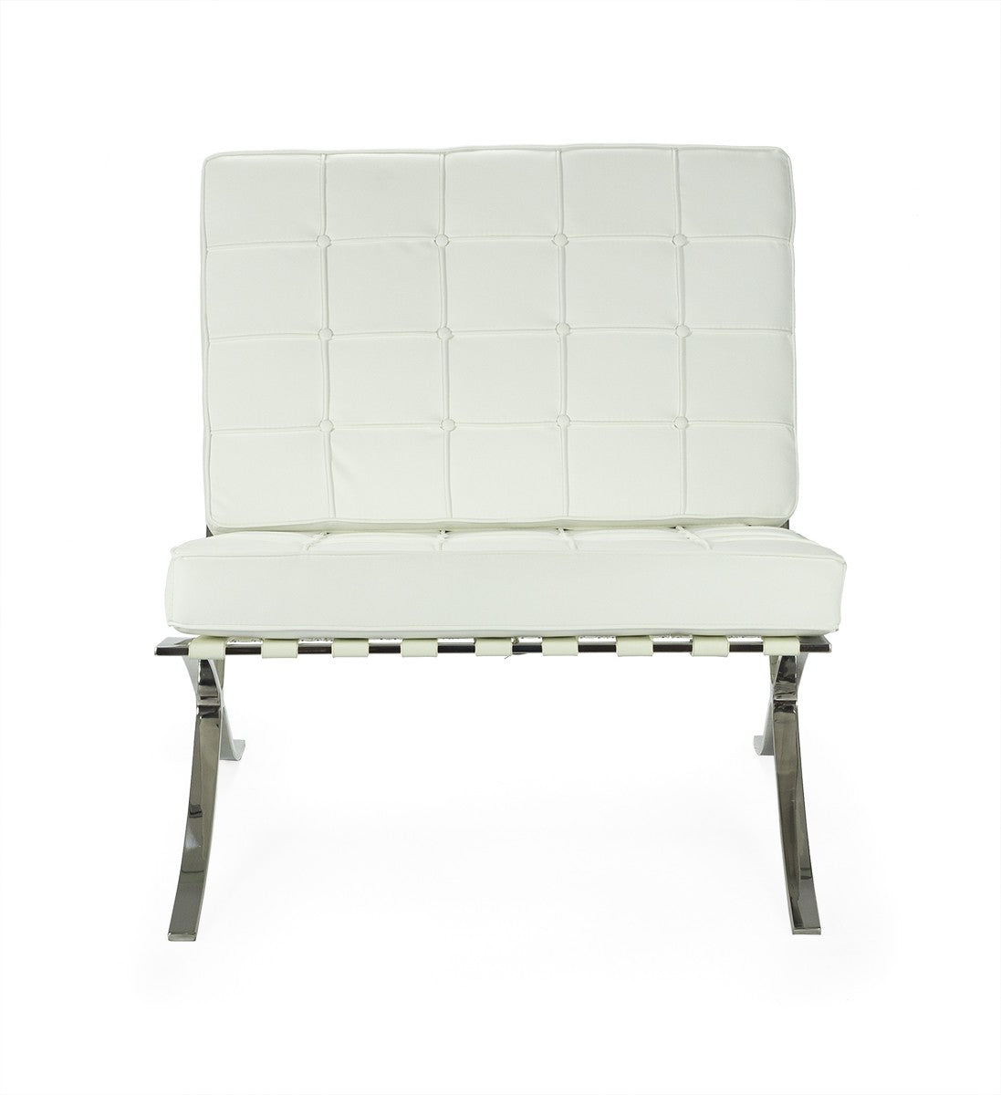 Fauteuil semi-cuir Barna
