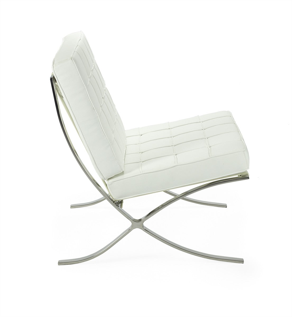 Fauteuil semi-cuir Barna