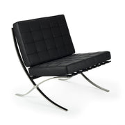 Fauteuil semi-cuir Barna