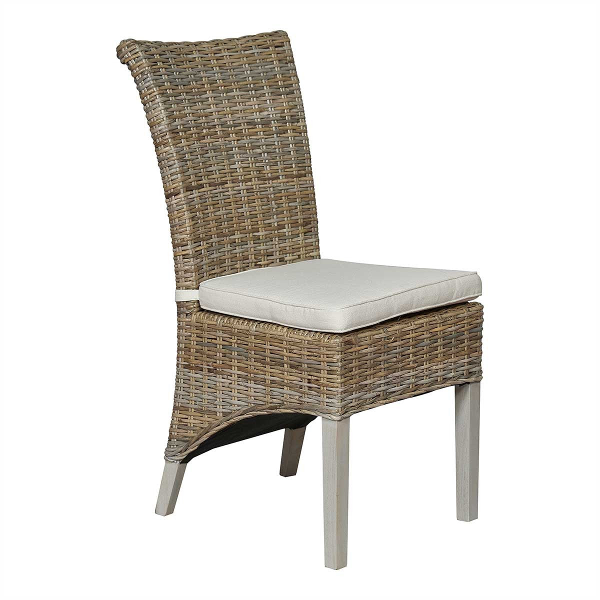 Silla de comedor respaldo alto ratán Balsam