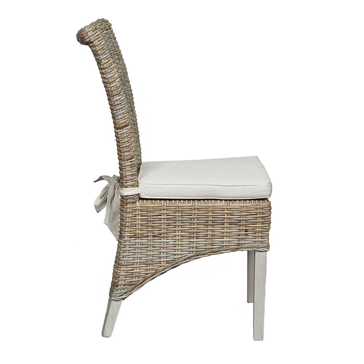 Silla de comedor respaldo alto ratán Balsam
