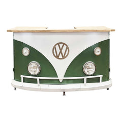 Barra de bar vintage Volkswagen grande verde