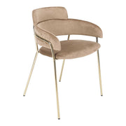 Silla de comedor terciopelo Belinda