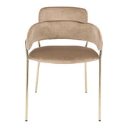 Silla de comedor terciopelo Belinda