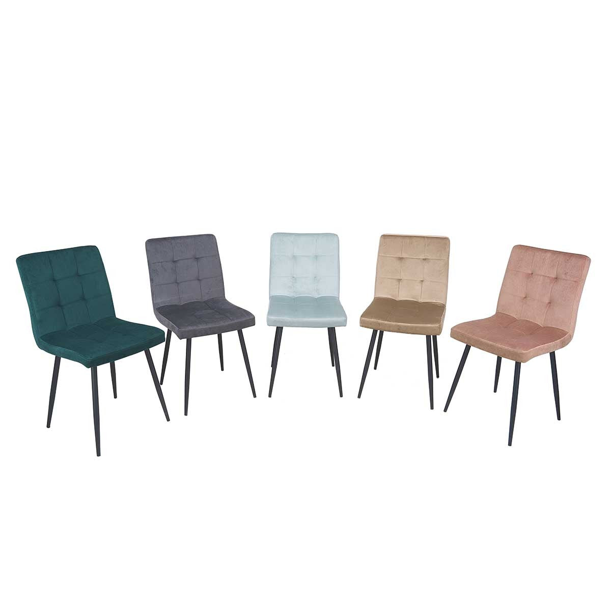 Silla de comedor terciopelo Lind