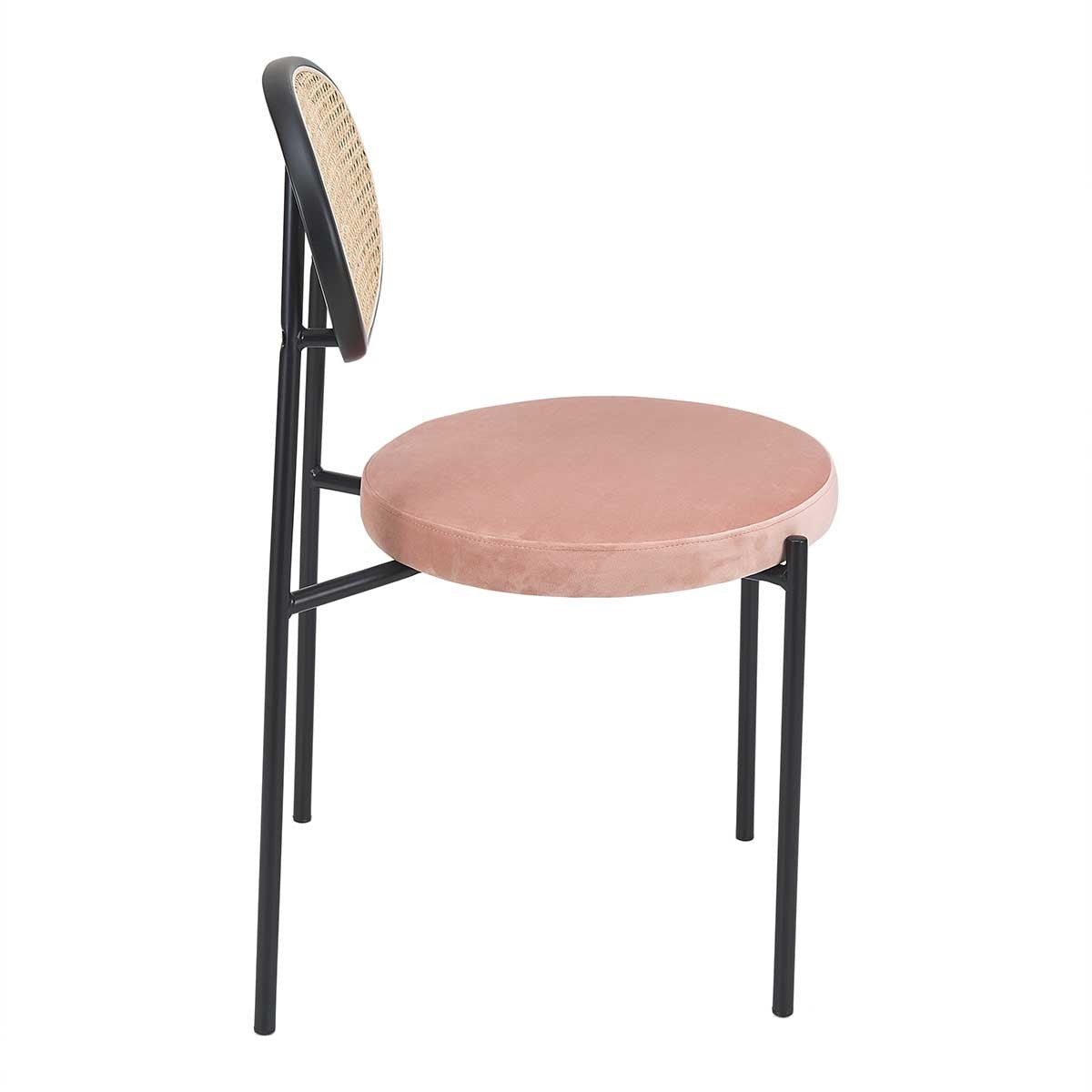 Silla de comedor terciopelo Clarins