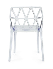 Silla de comedor transparente Greta
