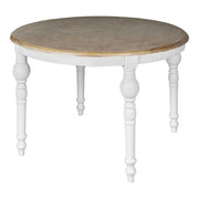 Mesa de comedor redonda 120Ø madera colonial Montreal