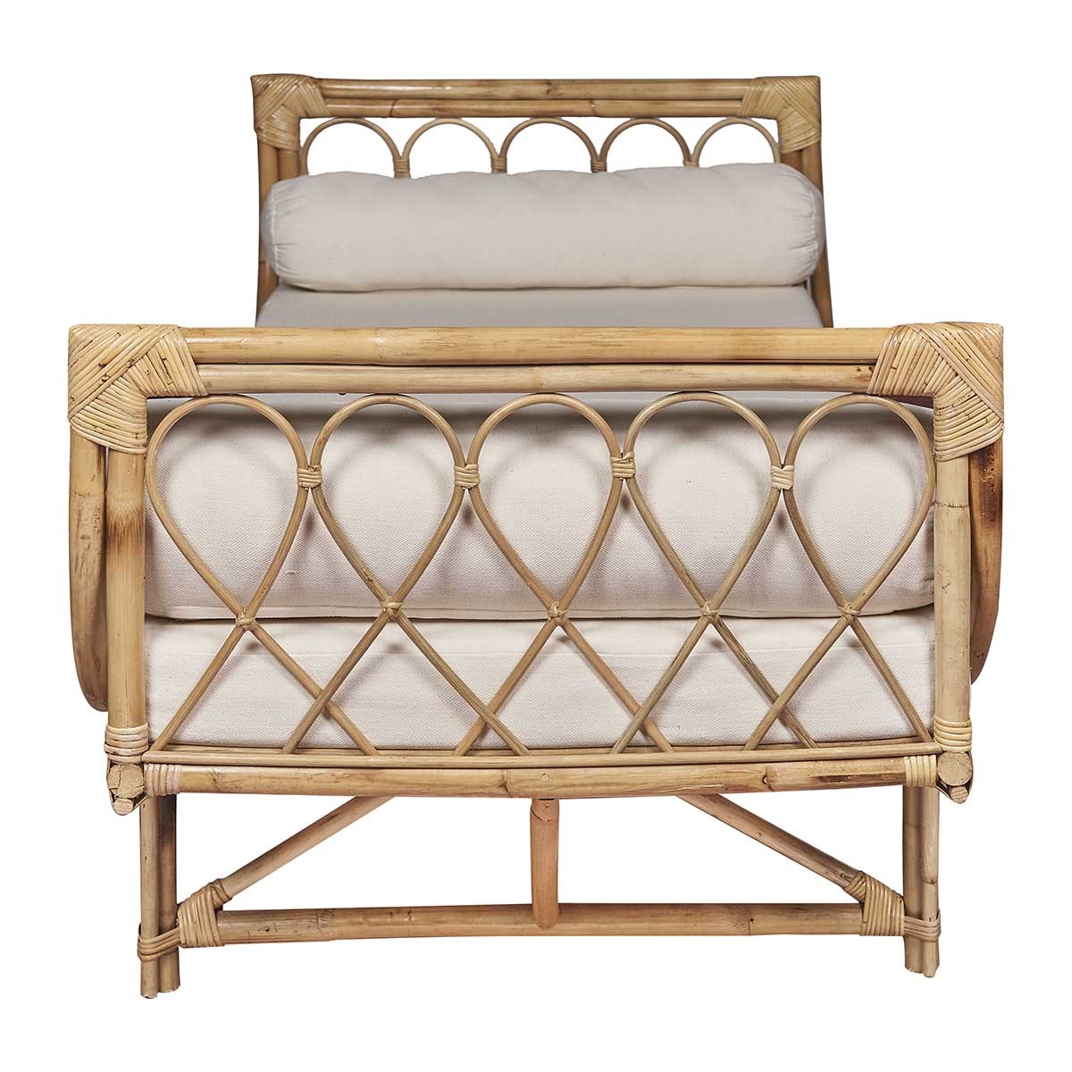 Sofá cama de bambú  con cojines Noite