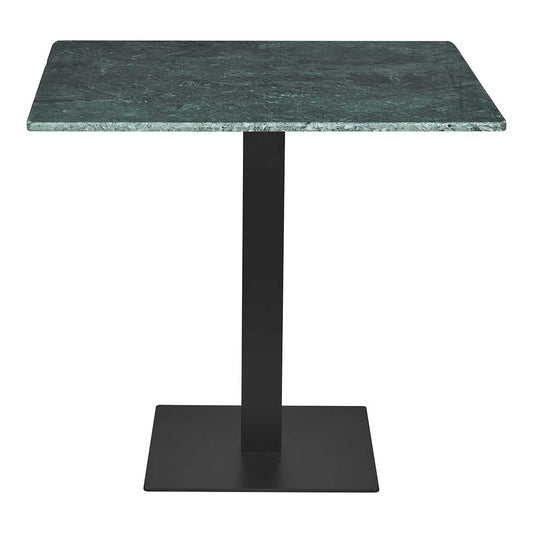 Mesa bar Atenas mármol cuadrado verde 70x70