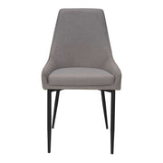 Silla de comedor acero negro tejido Diram