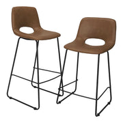 Taburete de bar vintage 65cms camel Wonder