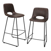 Taburete de bar vintage 65cms marrón Wonder