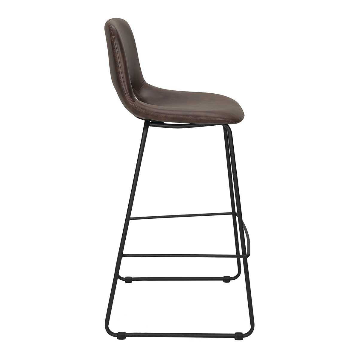 Taburete de bar vintage 75cms marrón Wonder
